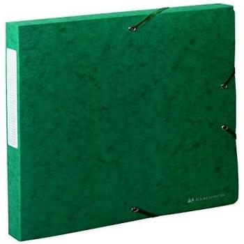 Exacompta 50703E - Carpeta de proyecto con goma, color verde