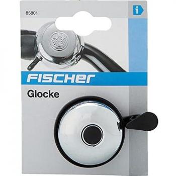 Fischer Trekking, Timbre Para Bicicleta Unisex Adulto, Negro, Talla Única