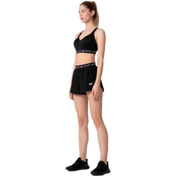 Pantalones Cortos Deportivos para Mujer 4F Quick-Drying Negro