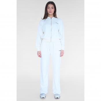 Kaiia Studio Ecru Wide Leg Sweat Pants