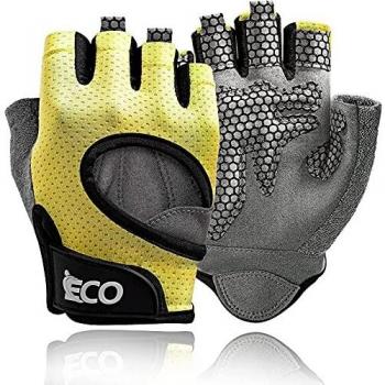Guantes Gimnasio para Hombre y Mujer, Gym Guantes Transpirable con Protección Completa de Muñeca y Palma, de Pesas, Musculación, Fitness, Ciclismo