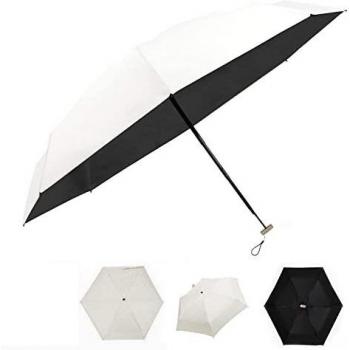 Mini paraguas de bolsillo Paraguas Plegable Ultraligero Mini Paraguas Plegable de Goma Sombrillas Soleado Viajes Impermeable A Prueba De Viento