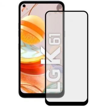 KSIX Protector de Pantalla Cristal Templado para LG K61 Transparente