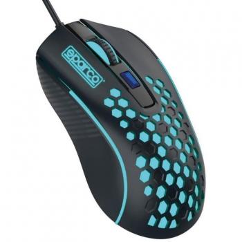 Ratón Gaming Sparco SPMOUSE con cable USB de alta precisión y 3600 DPI