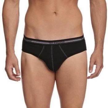 Sloggi 2 Pack - Slip para hombre, pack de 2, color negro, talla 50