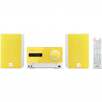 Pioneer X-CM35-Y - Microcadena, amarillo
