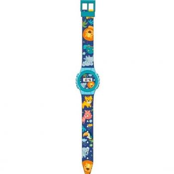 Reloj Digital Animales de la Jungla con Correa de Plástico - Kids Licensing