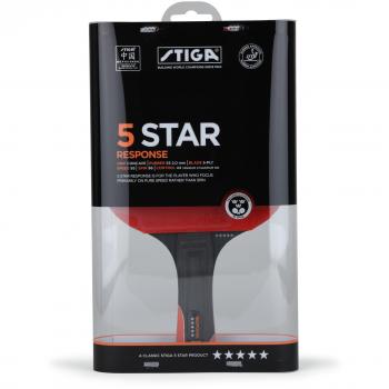Stiga Response - Raqueta de tenis de mesa, color rojo