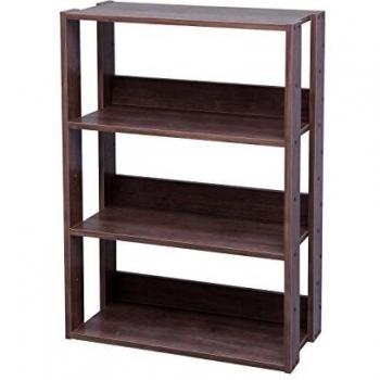 Librería Iris Ohyama 3 Niveles, Estantería Regulable cada 14 cm, Estable y de Fácil Montaje, Ideal para Soggiorno y Entrada