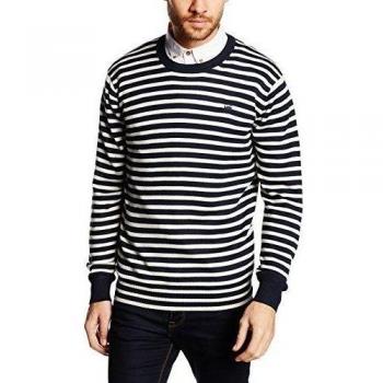 G-Star Raw, berlow st r l/s - Jerséi para hombre, color milk htr-971, talla L