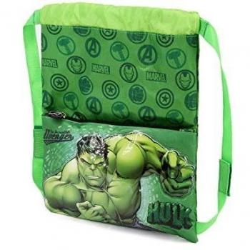 Karactermania Hulk Rage - Bolsa de Cuerdas, Verde, 33 x 25.5 x 1 cm