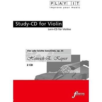 Study-CD Violin -Vier Sehr Leichte Sonatinen,Op.35