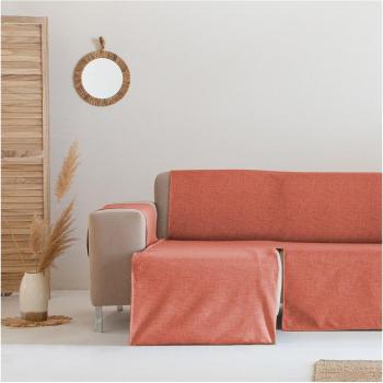 GAMUSI - Funda de Sofá Chaise Longue Izquierdo Impermeable Teja