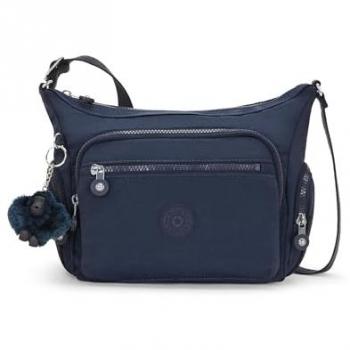 Bolso Bandolera Kipling Gabbie S - Compartimentos y Bolsillo Interior - Color Azul