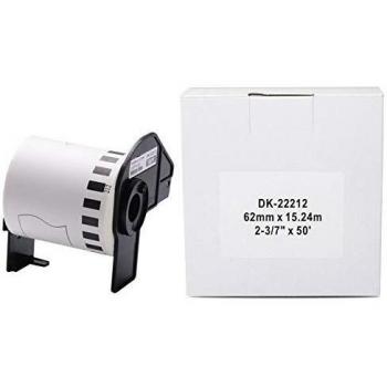 Etiquetas Continuas Rillprint 62mm x 30,48m Papel Blanco