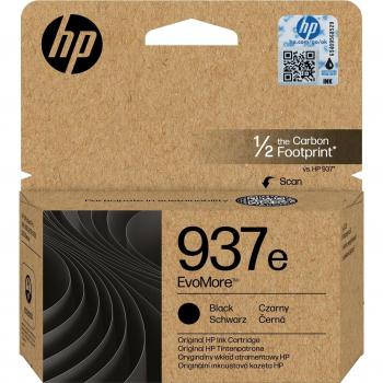 Cartucho de Tinta Original HP 937e EvoMore Negro - Alta Capacidad (2.500 Páginas)