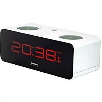 Oregon Scientific RRA-320-PN - Reloj despertador con proyección y radio FM