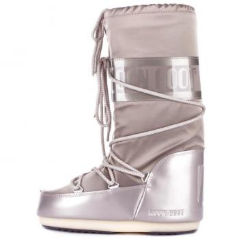 Golden Waterproof Padded Moon Boot for Women, Gray, Size 5 US