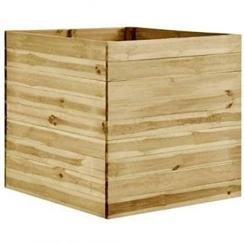 vidaXL Jardín alto 100 x 100 x 97 cm madera de pino impregnado