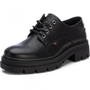 Zapato de Mujer Refresh 171976 Negro Blucher con Cordones, Talla 40, Estilo Casual y Clásico