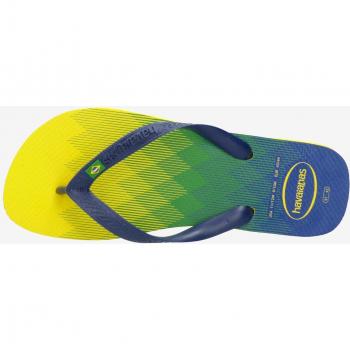 Chanclas Havaianas Brasil Fresh - Azul Marino - Talla 44 Hombre