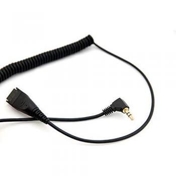 Accesorio AXTEL Cable QD Enrollado 3,5MM Jack 3 Pole, 70-250 CM
