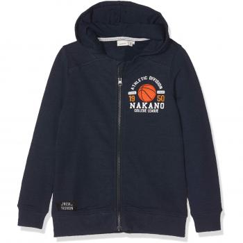 NAME IT Nkmnewport LS Sweat Card WH BRU, Sudadera para Niños, Azul