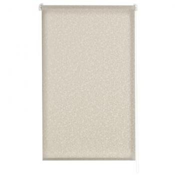 Estor Enrollable Translúcido Jacquard Sandor Beige 120x180 cm - Instalación Sin Taladro y Fácil Montaje