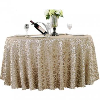 Mantel circular simple de estilo casero Mesa redonda, mantel, paño, restaurante, hotel, mesa de comedor, mesa de centro, color sólido, flores, banquete, mantel, artículo XXLL-Round tablecloth