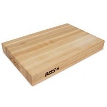 Reversible Maple Edge Grain Cutting Board with Juice Moat - 21 x 15 x 2.25