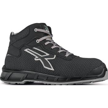 Botas de Seguridad U-Power Morrison S3 ESD, altas, color negro, talla 40 (EU), con protección CI y FO
