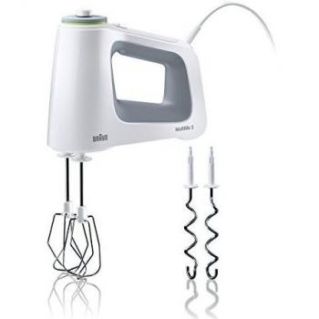 Braun HM 5000 WH Batidora , 700 W, 9 velocidades, color gris y blanco