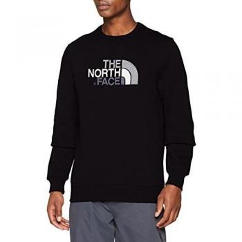 The North Face T92ZWR Jersey de Cuello Redondo Drew Peak, Hombre, TNF Black, XS