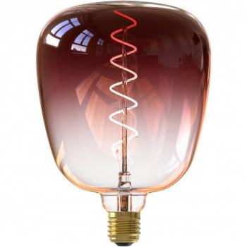 Lámpara LED E27 regulable G14 5W 130 lm 1800K Calex Kiruna LED E27 5W filamento dim marrón