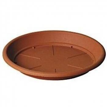 Sottovaso in polipropilene colore cotto cm24 01011