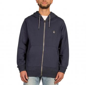 Volcom Backronym Zip Sudadera, Hombre, Azul