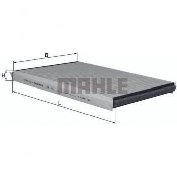 Filtro de habitáculo MAHLE ORIGINAL LAK 441, tipo de producto: filtro de aire para el compartimento del pasajero, características: diseñado para mejorar la calidad del aire en el interior del vehículo, filtra polvo, polen y