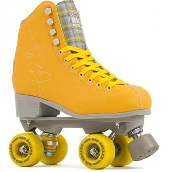 Rio Roller Patines 4 Ruedas Signature Amarillo L, Patinaje, Adultos Unisex, 40.5 EU