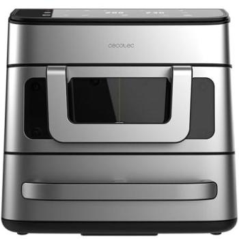 Freidora de Aire y Horno 18L Cecofry FoodCourt 18000 4Pizza+ - 2700W, Horno para Pizza de 12, Piedra Incluida, Capacidad de Freidora de 9L