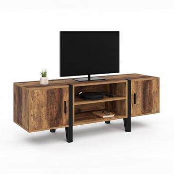 Mueble TV Austria 140 cm con 2 puertas y patas de pasador