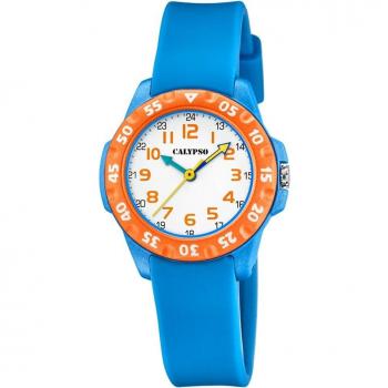 Reloj Infantil Calypso K5829/4 Digital de Caucho con Correa Color Azul