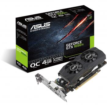 ASUS GTX1050TI-O4G-LP-BRK GeForce GTX 1050 Ti 4 GB GDDR5 - Tarjeta gráfica
