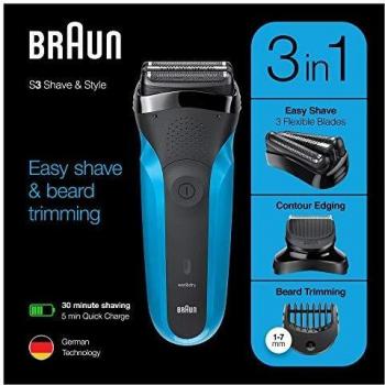 Braun Series 3 Shave & Style 310BT - Afeitadora eléctrica para barba