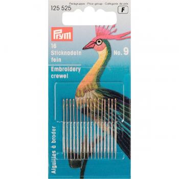Prym crewel agujas de costura con ojal dorado 35 x 060 mm 16 stuck kte