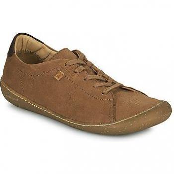 Zapatillas Unisex de Piel Marrón El Naturalista Pawikan 2577011ND005_023, Planas, con Cordones, Casual