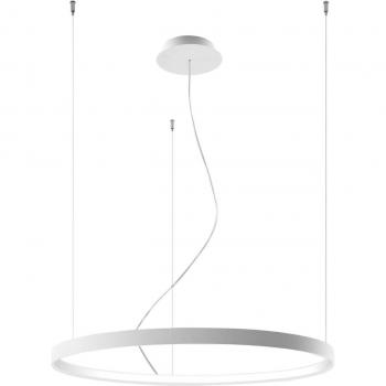 SOLLUX LIGHTING Colgante LED Rio 78, horizontal, 3.000 K, blanco