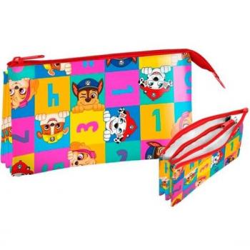 Estuche Escolar Triple Compartimento Paw Patrol - Kids Licensing