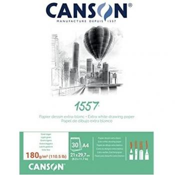Cuaderno de Dibujo Canson Dessin 1557 A4 180 Grs Blanco