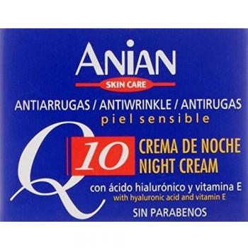 Anian Q10 Crema Facial de Noche, 50 Mililitros