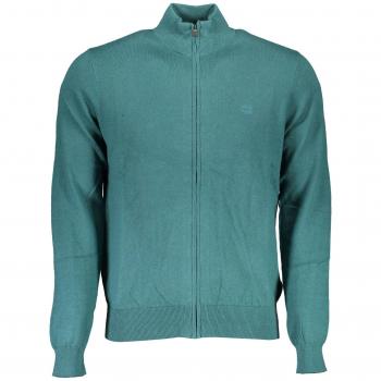 North Sails Green Cotton Zip-Through Cardigan - XL